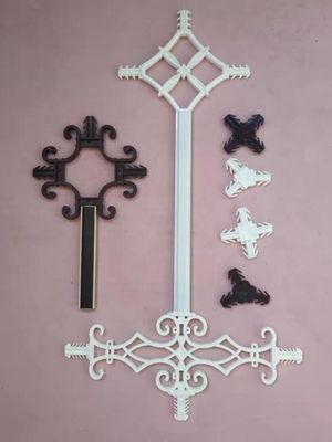 8*18mm White Color Georgian Bar For Double Glazed Windows Flower Windows Accessories