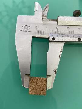 15x15x3mm High Quality Cork Pad For Glass Shipping Protection Seperator