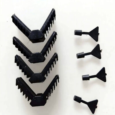 Fabrik niedriger Preis Aluminium-Abstandsbar Kunststoff-Eckverbindung für Blei-Doppelverglasung