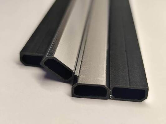 Hybrid Fiberglass Warm Edge Spacer Bar, Metal Laminate Hollow Profile, for Insulating Glass Units